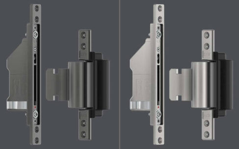 Zawias axxent 750 ALU firmy SIEGENIA do ciężkich skrzydeł o maksymalnej wadze 140 kg